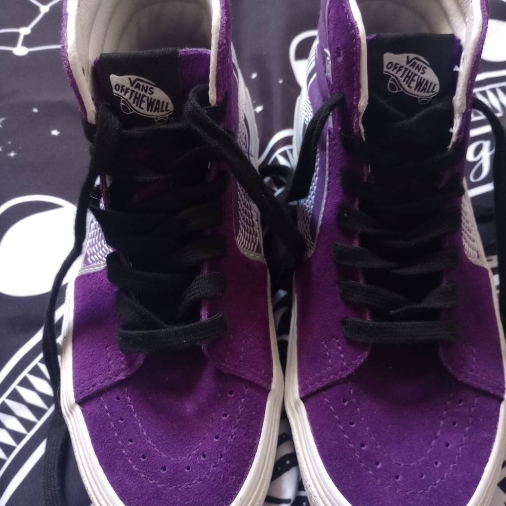 Purple Sk8hi Bolt high top Vans